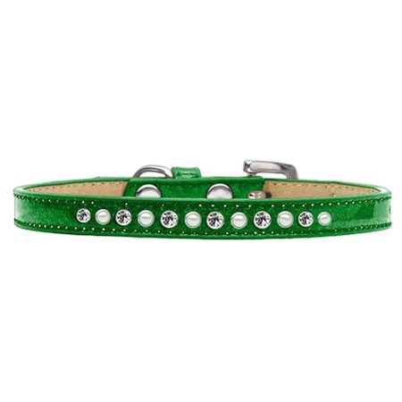 MANSBESTFRIEND Pearl & Jewel Puppy Ice Cream CollarGreen Size 10 MA938035